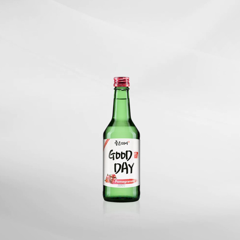 Soju Good Day Pomegranate 360 Ml ( Original &amp; Resmi By Vinyard )