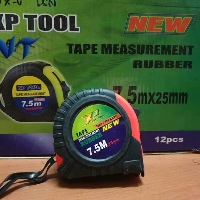 Meteran tukang bangunan measuring tspe 7,5m xp tool