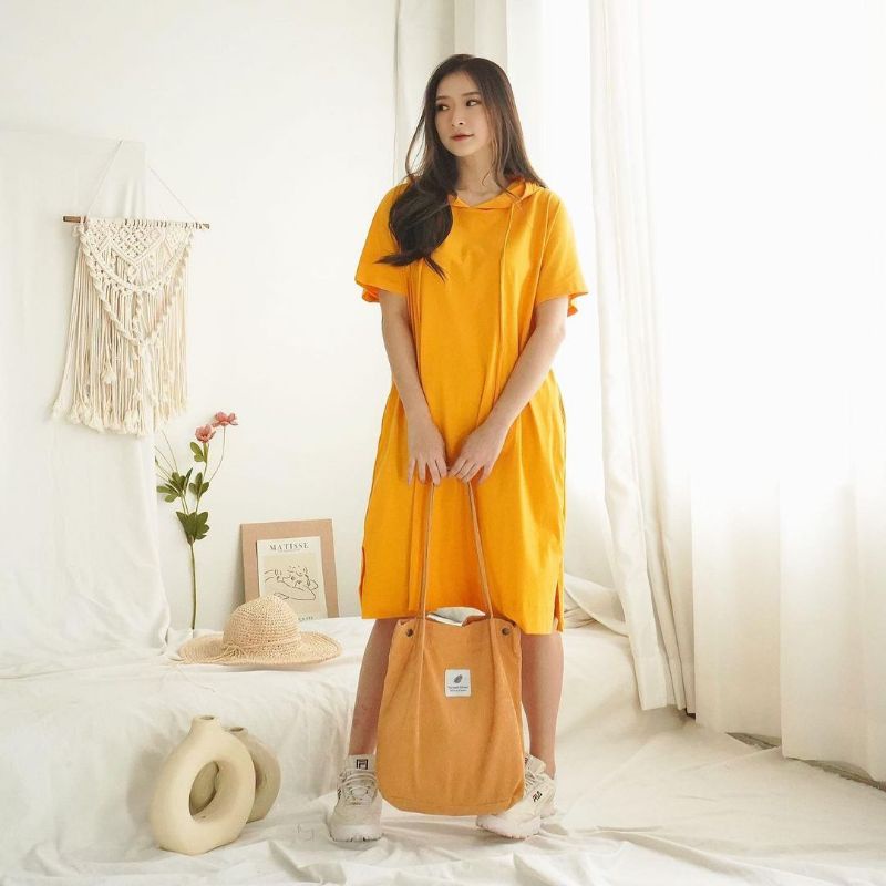 Kara Hoodie Dress / dress hoodie midi