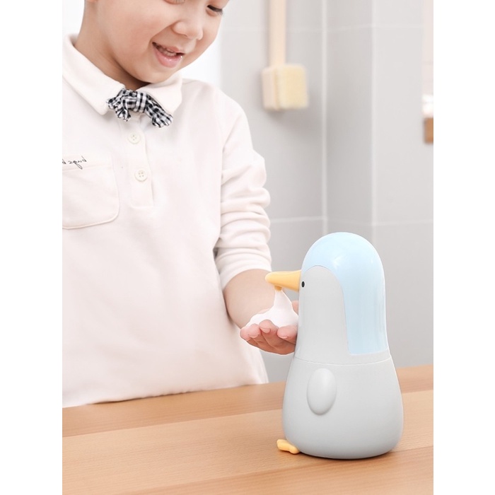 Tempat sabun cuci tangan dispenser otomatis sensor foam bisa di charge