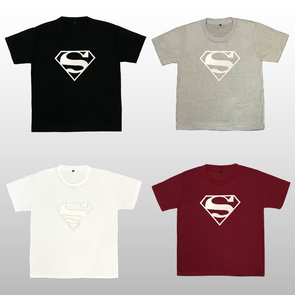 KAOS DEWASA UNISEX WHITE SUPERMAN