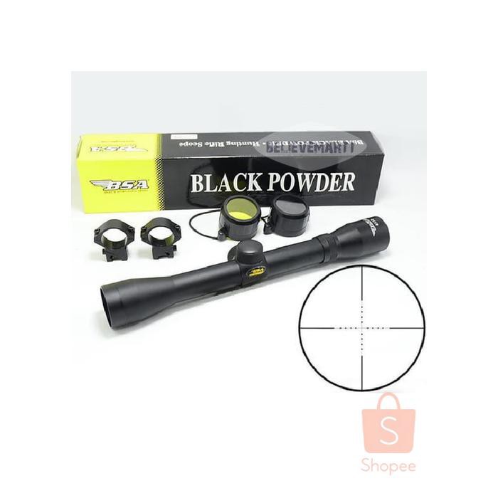 TEROPONG TPO2G127 TELESCOPE BSA 4X32 FIX BLACK POWDER TELESKOP SENAPAN