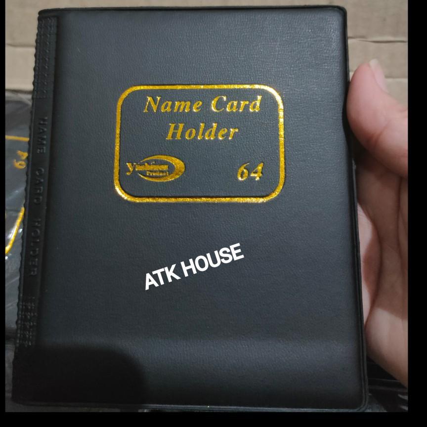 

(PROMO LY058) Name Card Holder 64/Buku Kartu Nama/Dompet Album Tempat Kartu Nama ✩
