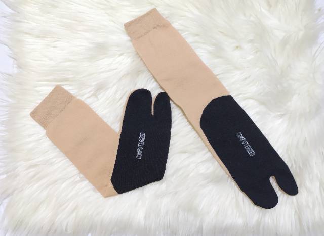 Kaos Kaki Jempol Termurah TERLARIS Kaos Kaki polos bahan polister random-2