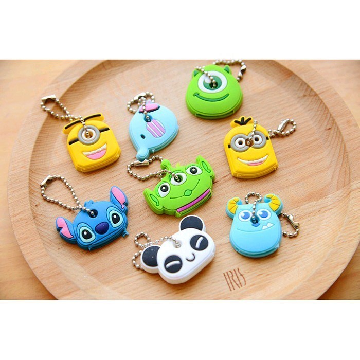 CUTE CARTOON KEY CASE - BELI 1 DAPAT 10 CS