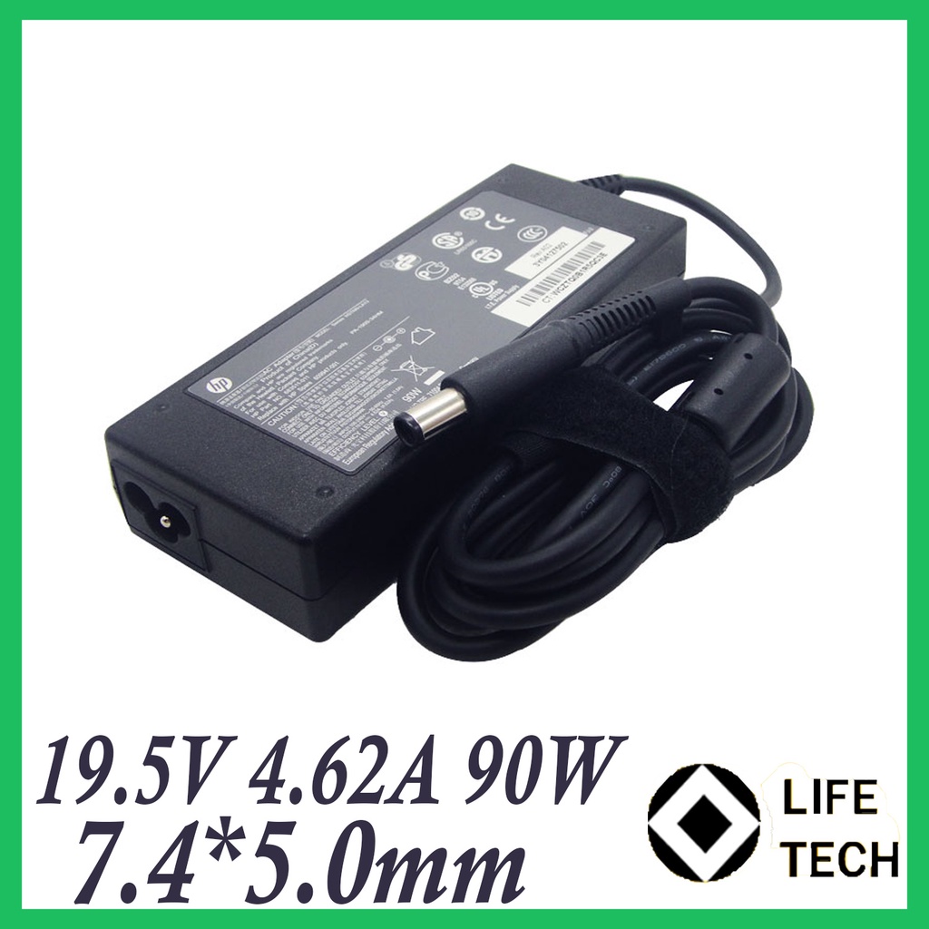 Adaptor Hp 19.5V 4.62A 90W (7.4*5.0mm) 8710w 8510w 6730b ADB019-020GPPP012D-S PA-1900-31HA