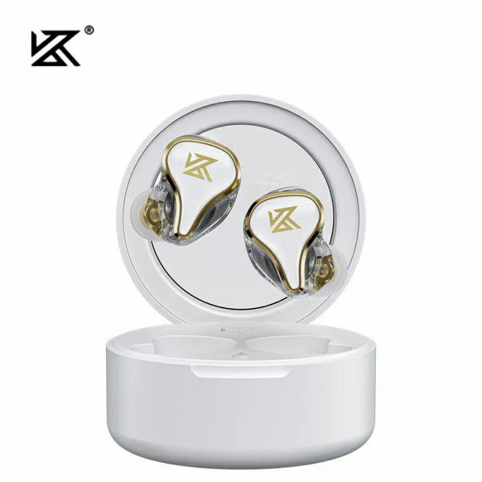 Knowledge Zenith Earphone Bluetooth TWS KZ SK10 Wireless - Hybrid Driver 1BA+1DD Luxury - Garansi Resmi 1 Tahun