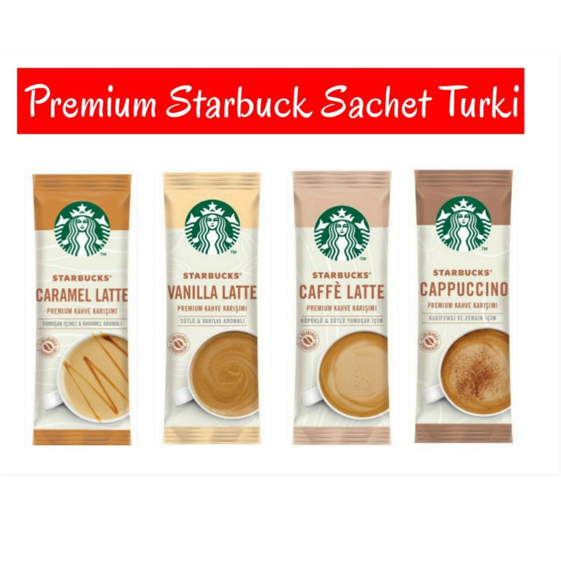 

kopi starbuck sachet premium turki, starbuck original sachet turki, STARBUCKS PREMIUM KAHVE KARISIMI