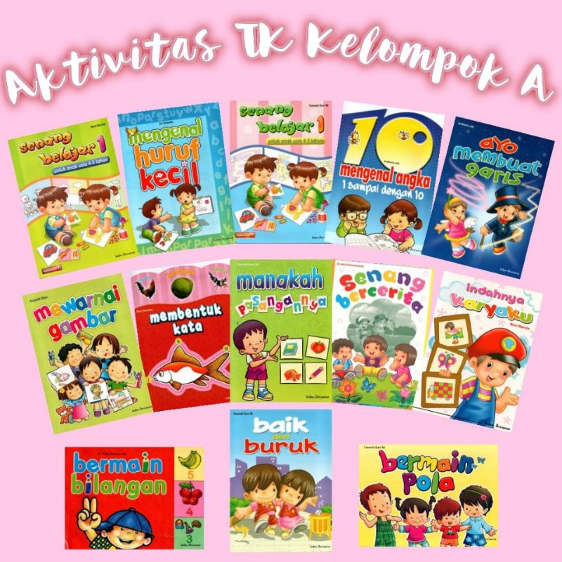 Buku Aktivitas Anak Paket Tk Kelompok A - Intan