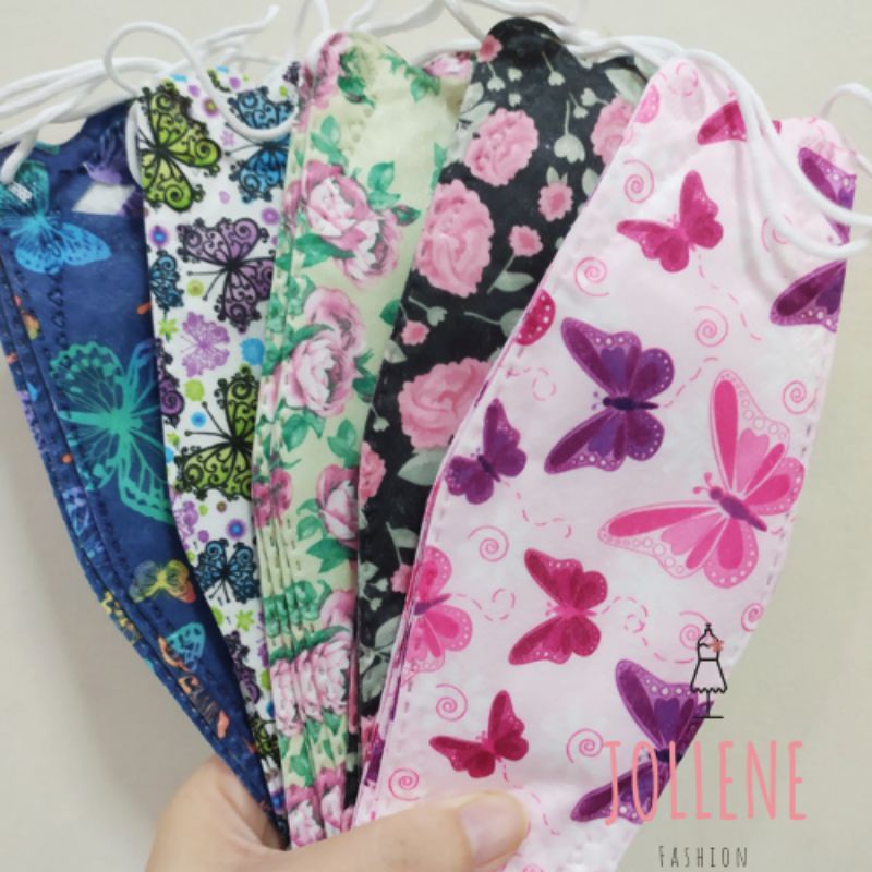 masker kf94 dewasa motif cantik isi20