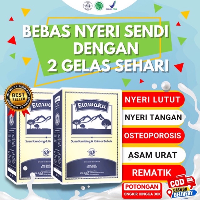 

Etawaku Platinum - Susu Kambing Etawa Tinggi Kalsium 200ML