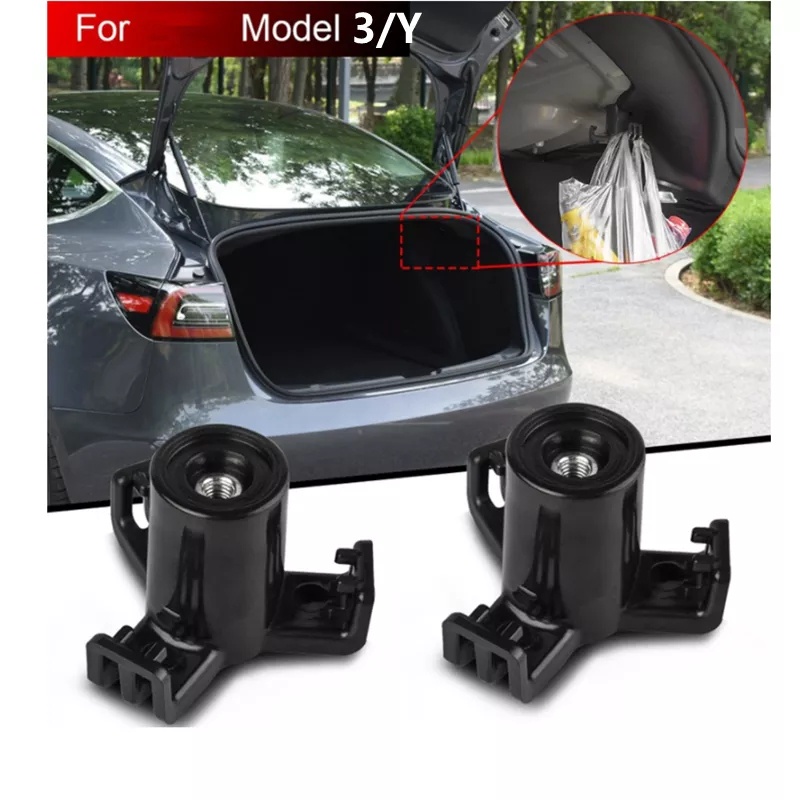 Practical Durable Car Trunk Hook Bolt Cover Mounting Holder/Car Grocery Bag Luggage Hook for Tesla Model 3