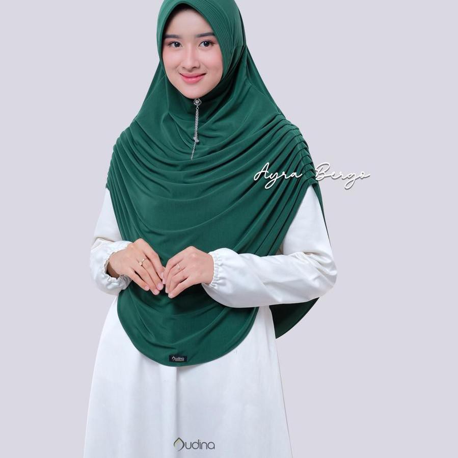 [HPW] JILBAB/KHIMAR SYARI/AUDINA HIJAB/AYRA 2 BERGO SERUT (pet antem) ✅