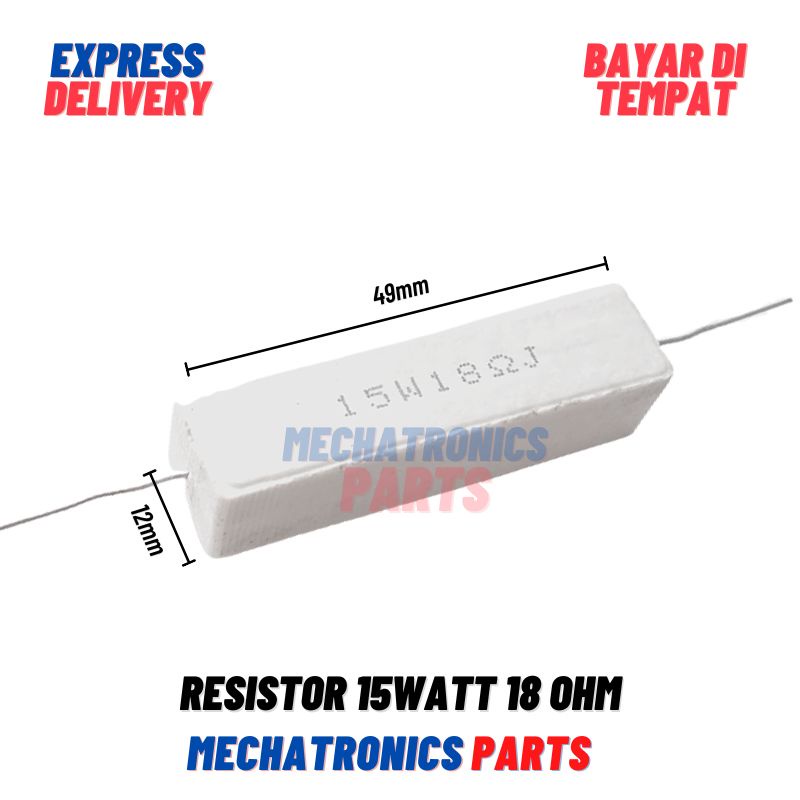 [PAS-9383] RESISTOR 15WATT 18OHM