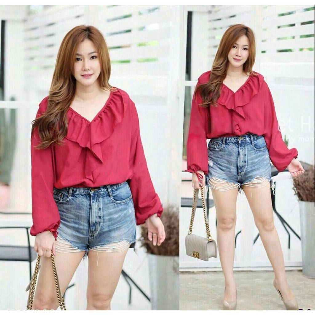 [GLFK] Blouse Wanita Korea / Blouse / Atasan Blouse / Blouse Wanita / Blus