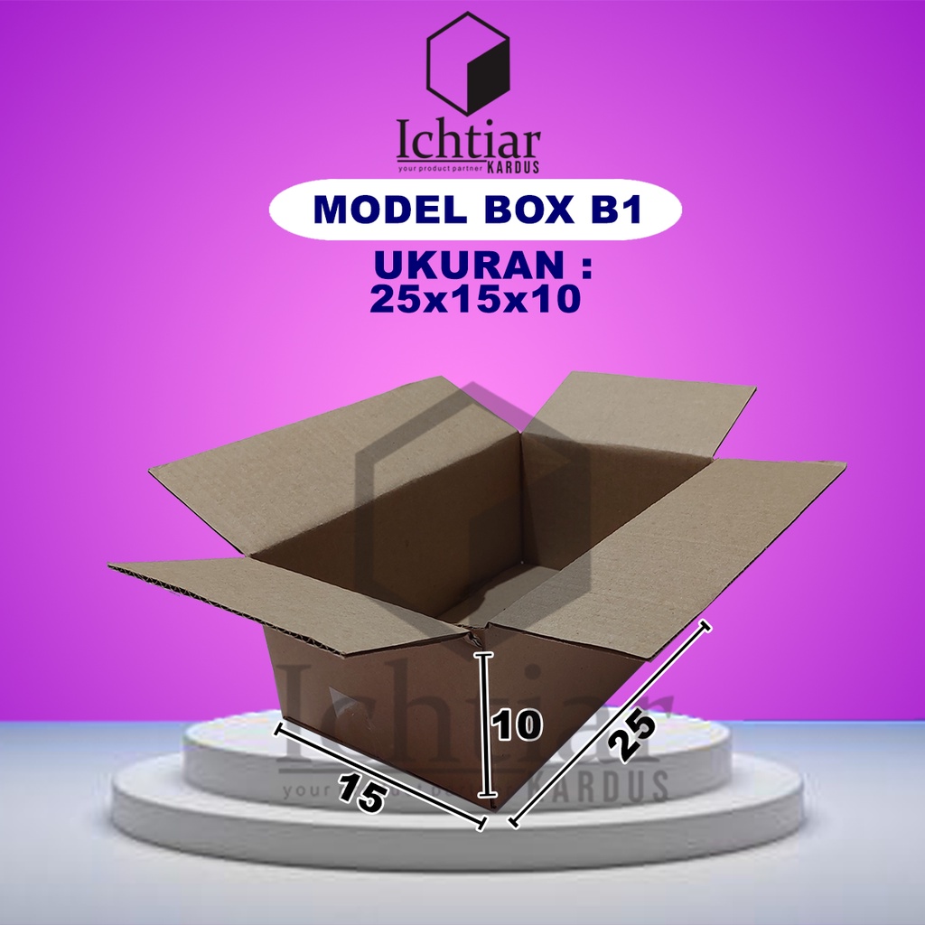 Jual Karton / Kardus / Box Packing Ukuran 25x15x10 Cm Indonesia|Shopee