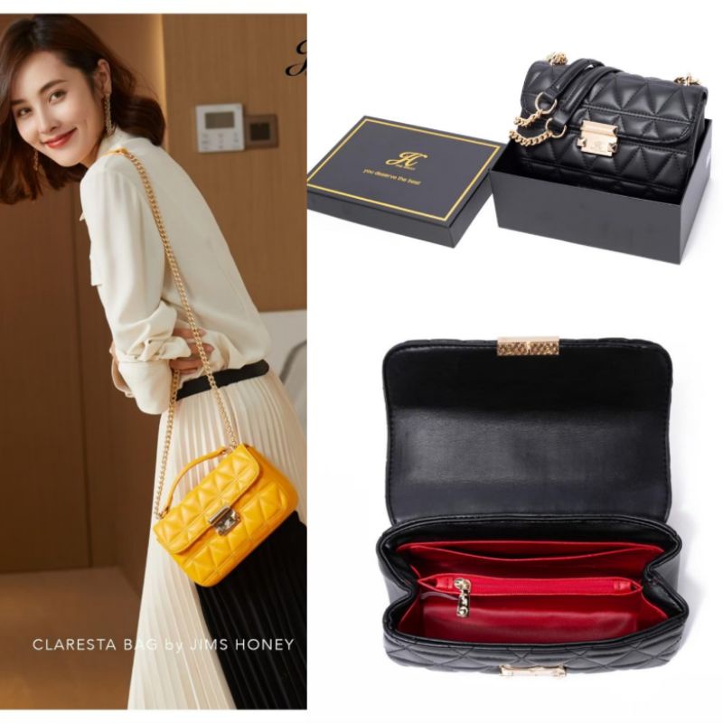 CLARESTA BAG JIMS HONEY ORI TAS SELEMPANG WANITA IMPOR FASHION CEWEK KOREA SLING HAND FREE BOX MURAH