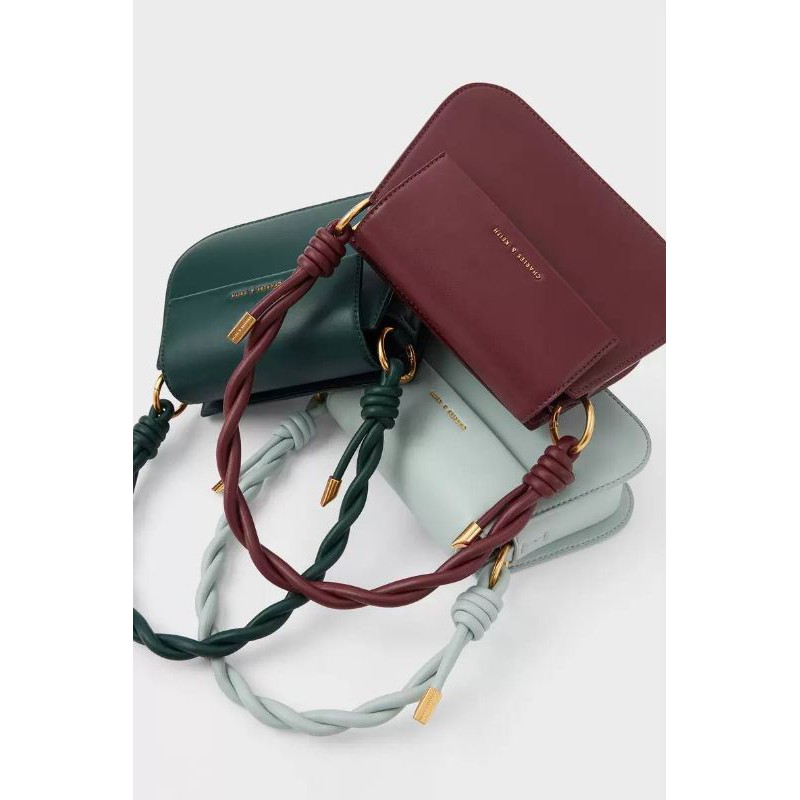 CK Twist Top Handle Bag