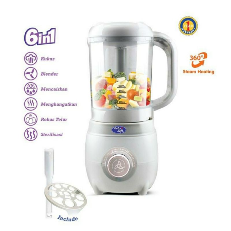 Baby safe food maker lb012 - blender makanan bayi | blender mpasi