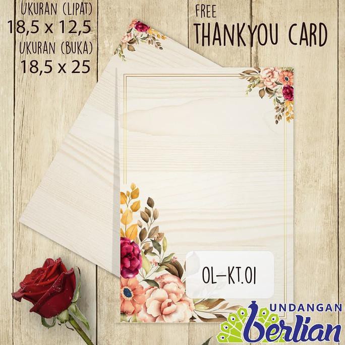 Buruan Serbu] Blangko Undangan Pernikahan Unik / Undangan Pernikahan Series Ol Kt 01