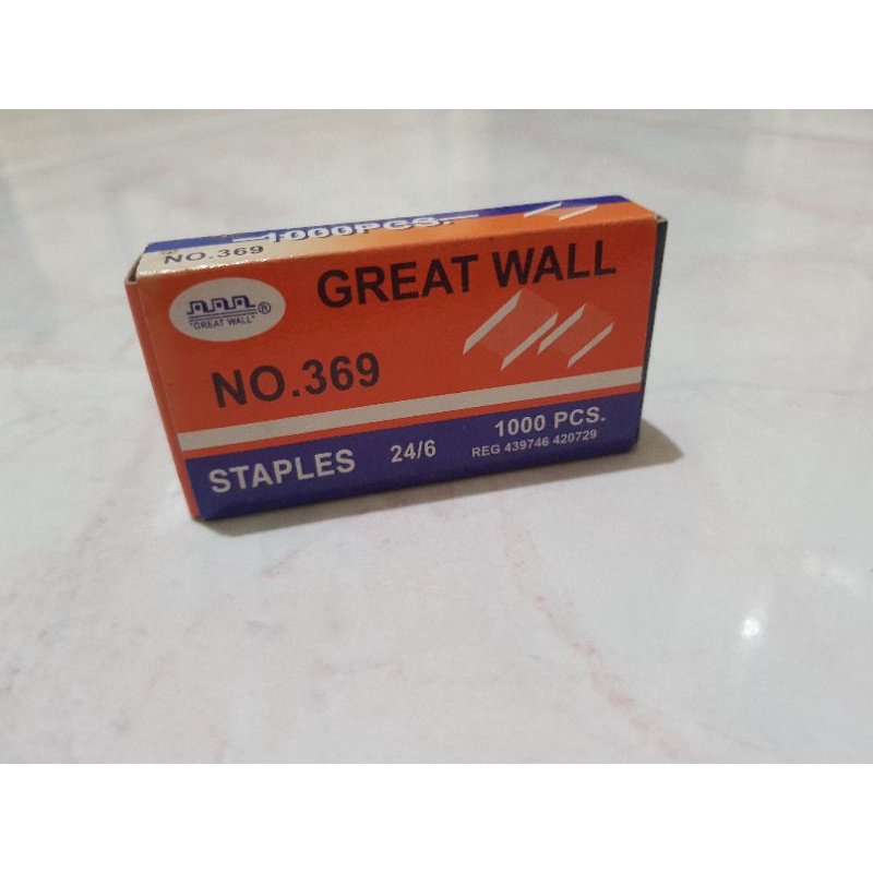 

isi revil staples strapler jegrekan great wall no 369