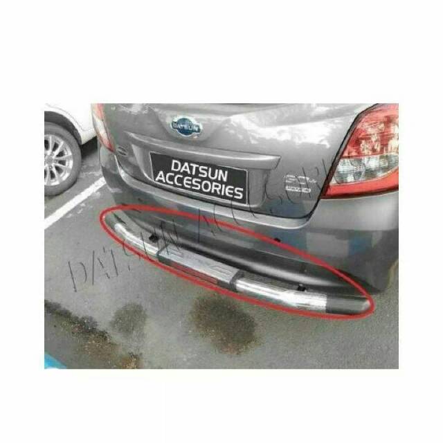 Bumper bemper belakang pengaman belakang tanduk belakang mobil datsun go panca plus