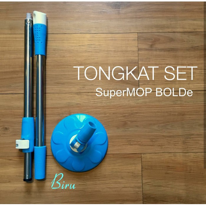 SUPERMOP HANDLE SET BOLDE ORIGINAL GAGANG KEPALA MOP SUPER MOP BOLDE MURAH 1.050gr