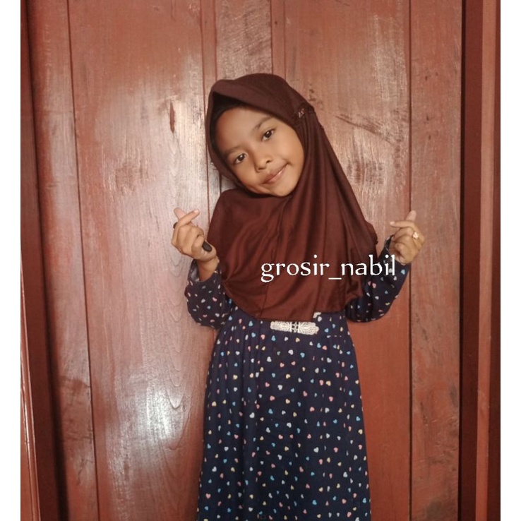 Jilbab Anak Jilbab Sekolah S Rabbani KW Paud TK SD Kerudung Anak