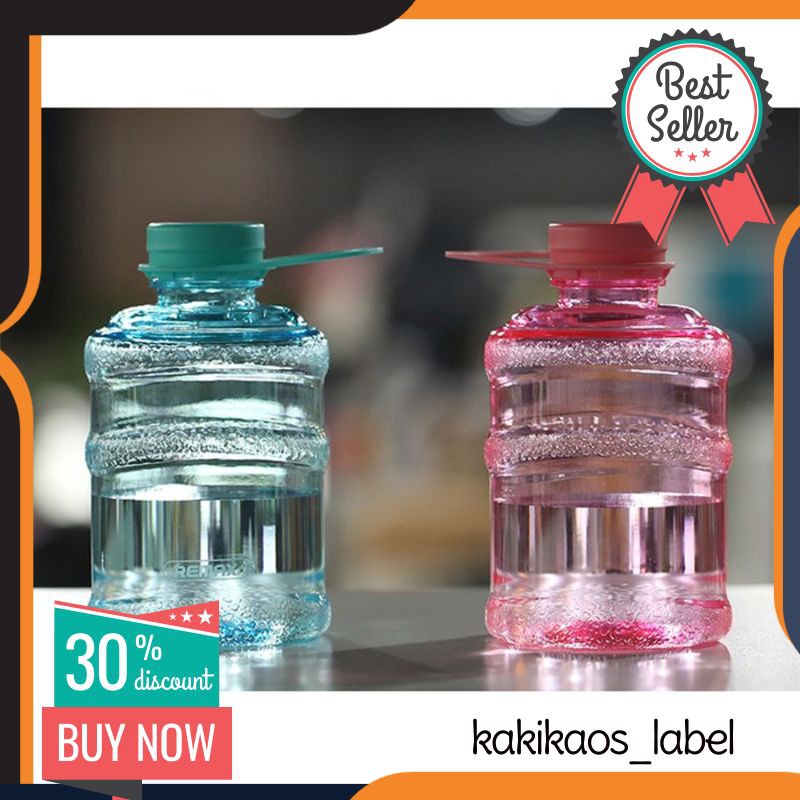 Botol Minum Bentuk Mini Botol Galon Kecil Unik Water MemoBottle 650ML