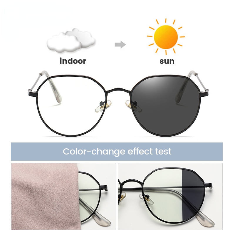 Kacamata Photochromic Anti Radiasi Anti Blue Light Untuk Pria Dan Wanita