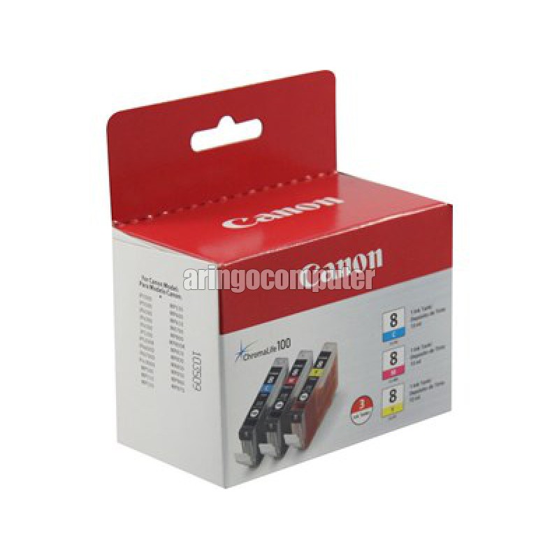 Cartridge &amp; Tinta Canon CLI8 (CMY)