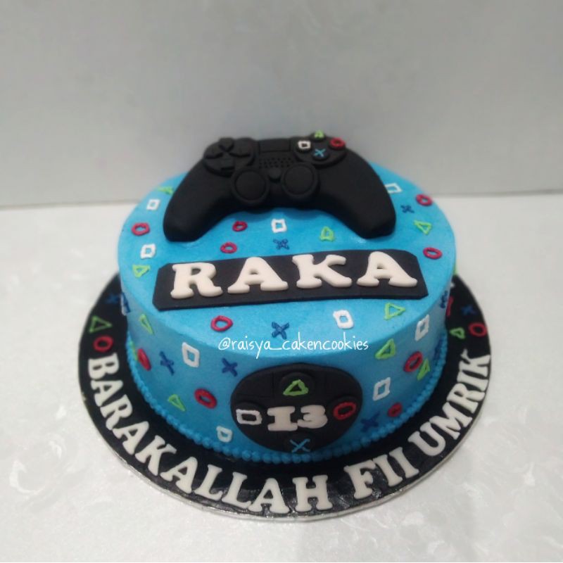 

kue ulang tahun playstation