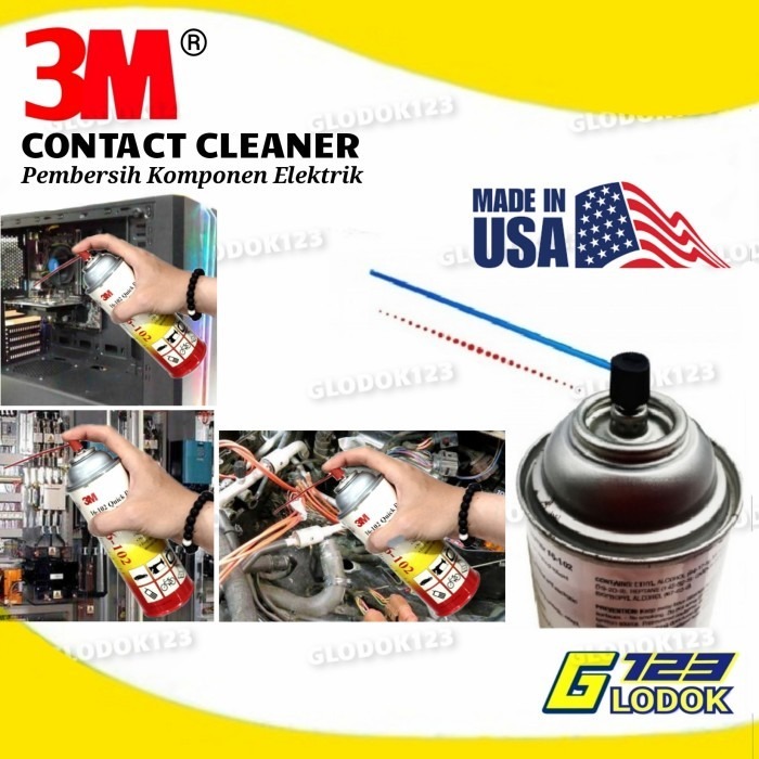 Pembersih Elektrik Elektronik Kontak Contact Cleaner 3M Original USA