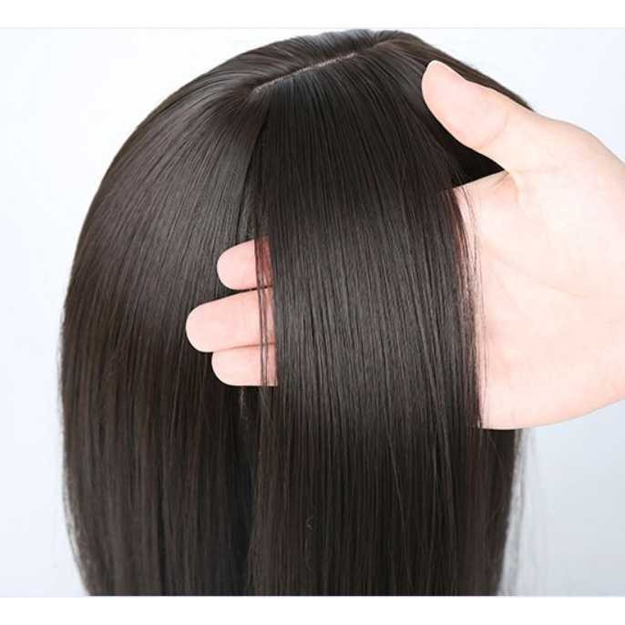 Wig Rambut Panjang Wanita Wik Rambut Palsu Cantik Wiq Fashion Remaja hair clip Cewek Korea Murah