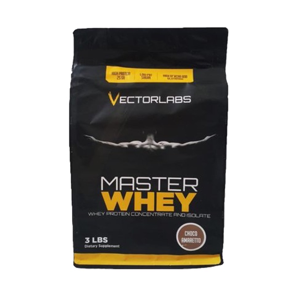 MASTER WHEY 3 LBS VECTORLABS 3LBS PROTEIN ISOLATE CONCENTRATE 3LB 3 LB VECTOR LABS MASTERWHEY not gold impact