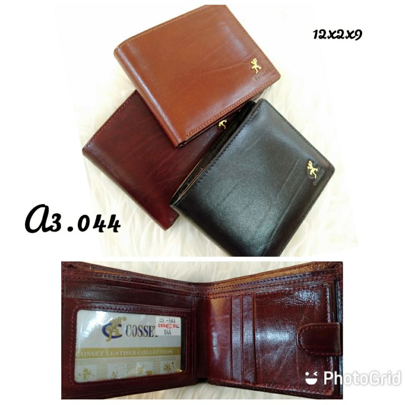 DOMPET COSSET COWOK KULIT