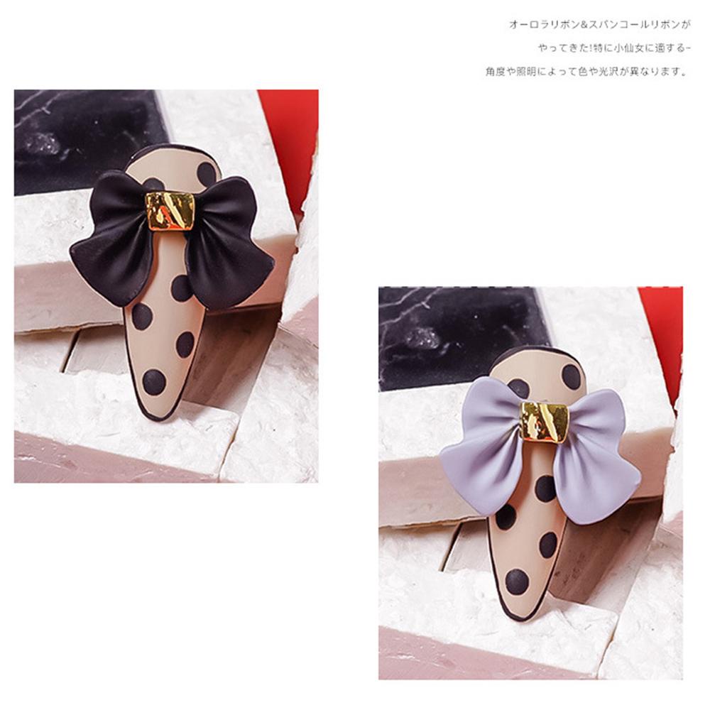 AUGUSTINA Augustina Bow Nail Art Dekorasi 5 Pcs Mewah Charms Gaya Jepang Resin Bow Matte Nail Jewelry