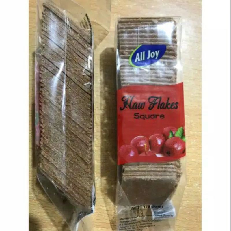 

HAW FLAKES SQUARE SEGI , SAN CA PIANG 170gr , MANISAN SAN CA UNTUK LAPIS, MANISAN BUAH HAW