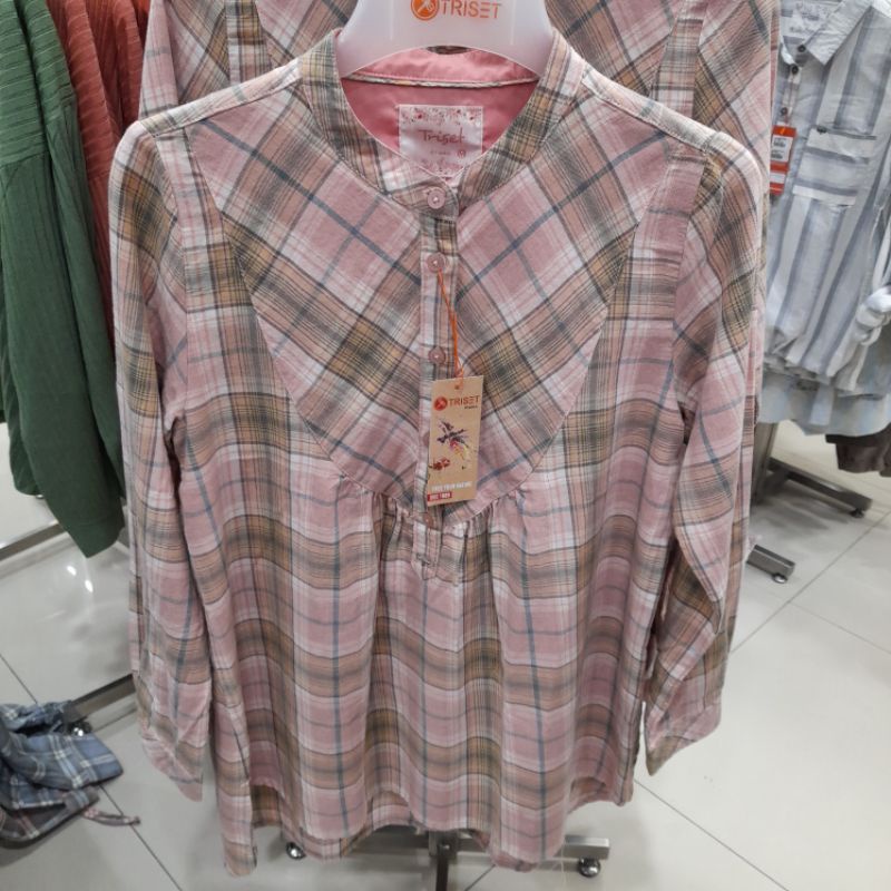 kemeja blouse wanita, triset