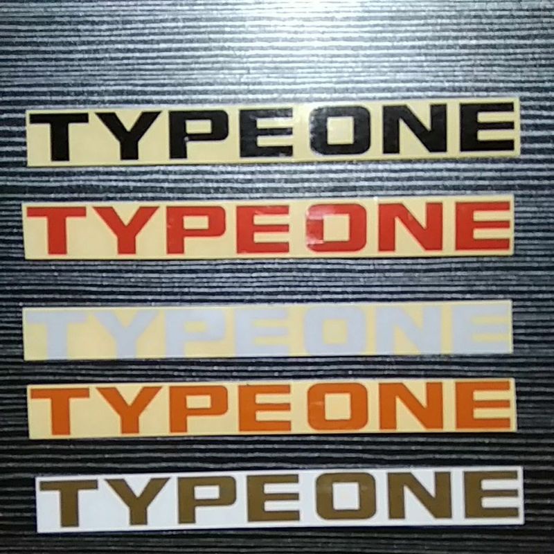 STICKER JDM TYPE ONE PANJANG CUTTING