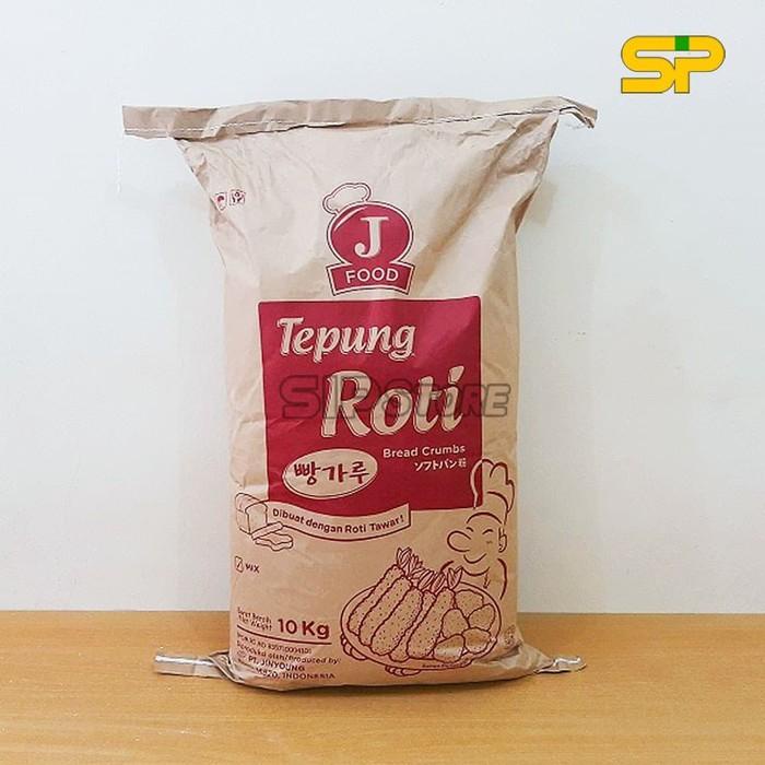 

Tepung Jfood Tepung Roti / Tepung Panir / Bread Crumbs (Mix) 10Kg