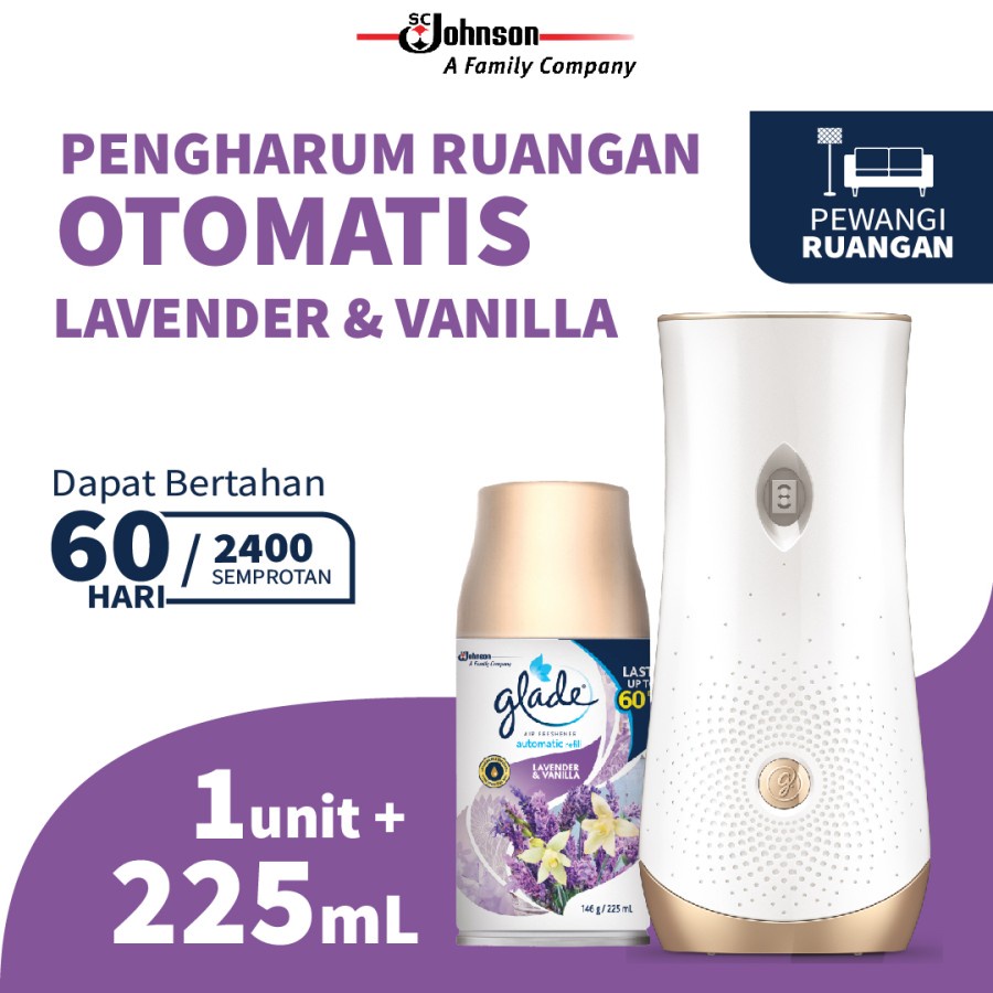 Glade Matic Device + Refill Ocean Escape Lavender