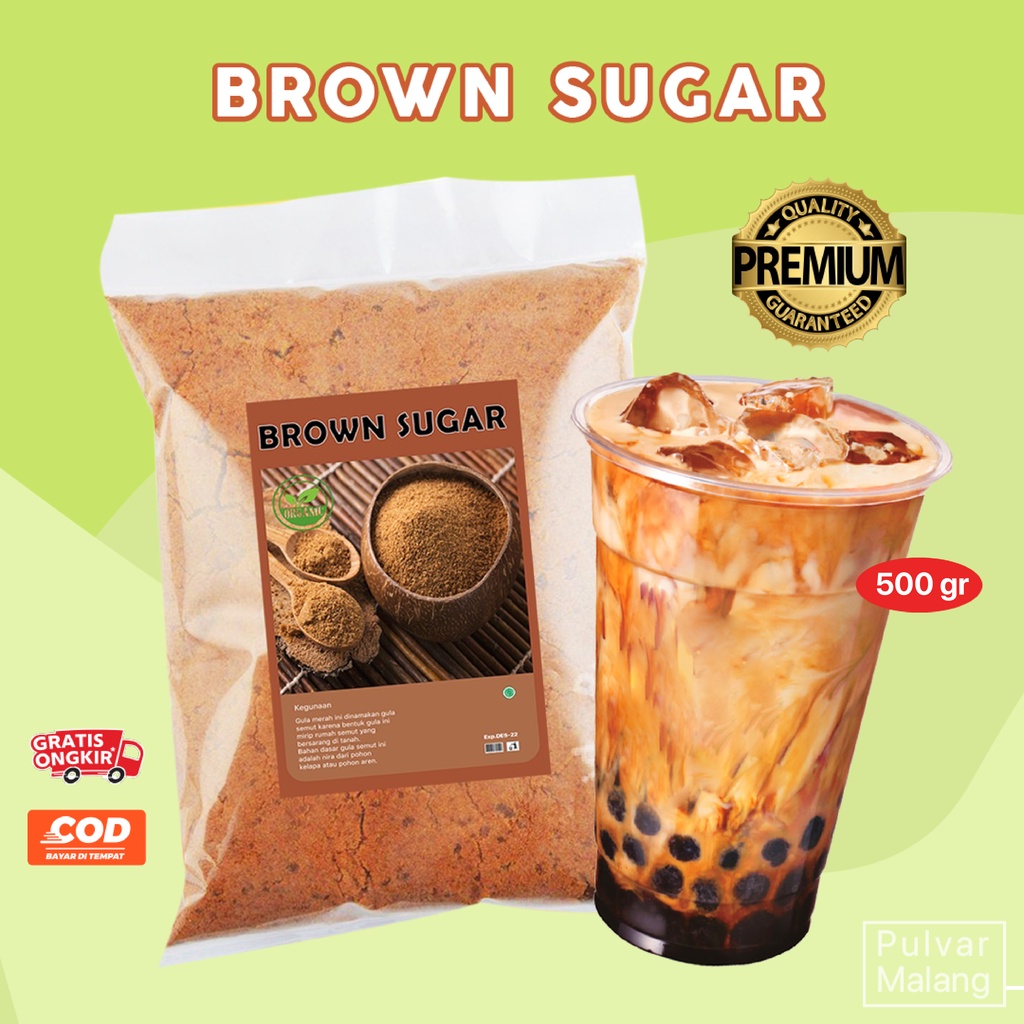 

BROWN SUGAR PREMIUM 500g / BROWN SUGAR BUBUK / PREMIUM BROWN SUGAR POWDER / GULA AREN BUBUK 500G