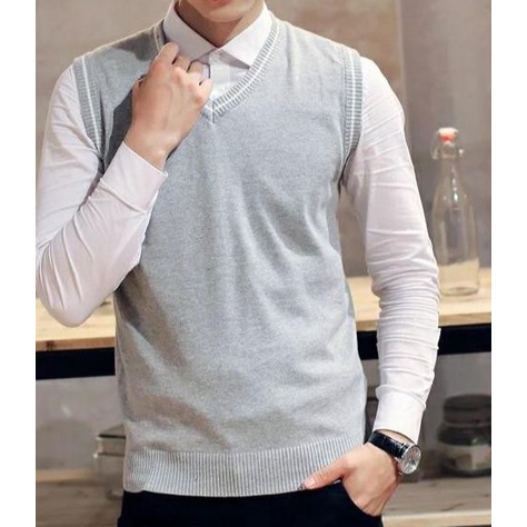 sweater rajut resleting_bisbol kombinasi 3 warna/nevi/sweter pria/rajut pria/jaket pria