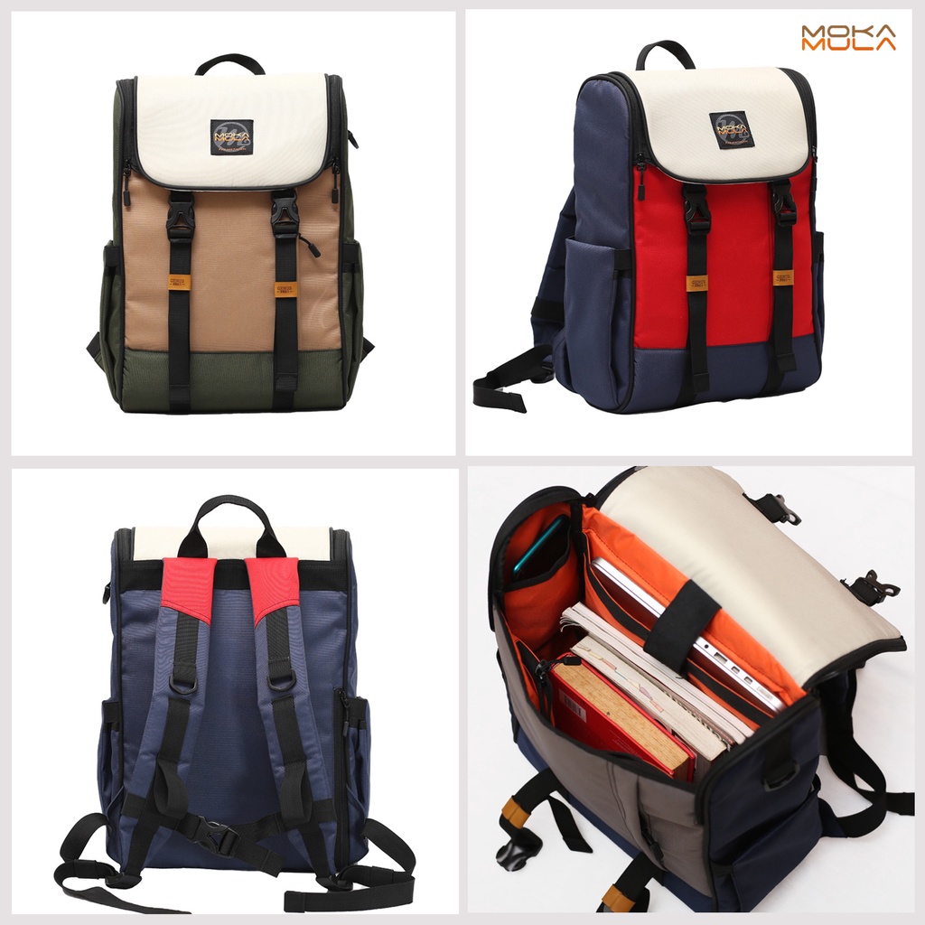 Backpack Pria Wanita Waterproof Laptop Original - Genus Pro1 Mokamula