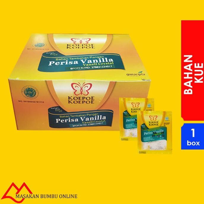 

Populer] Perisa Vanilla - Kemasan Box Isi 100 Sachet - Cap Koepoe Koepoe