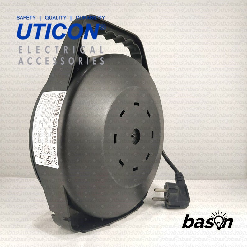 UTICON CR2815 Cable Reel - Kabel Gulung Arde 15Meter