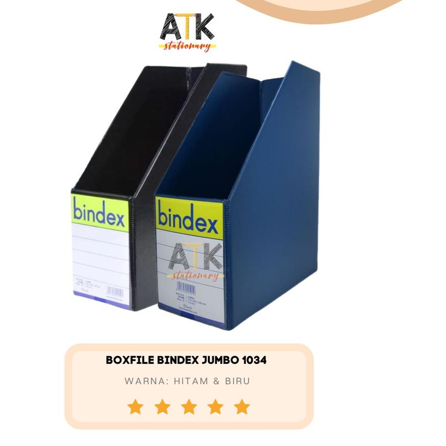 

Terlaris!! Boxfile Bindex Jumbo Folio 1034 Hitam/Biru atk VH5+