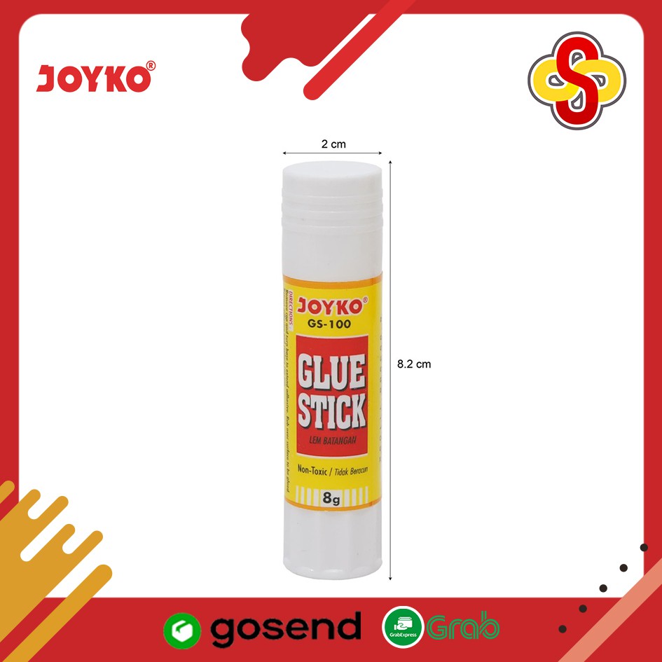 Glue Stick / Lem Batang Joyko GS-100 / 8gr