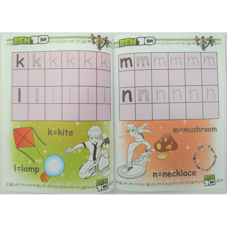 Children Activity Book Write and Coloring Buku Aktivitas Menulis dan Merwarnai Anak